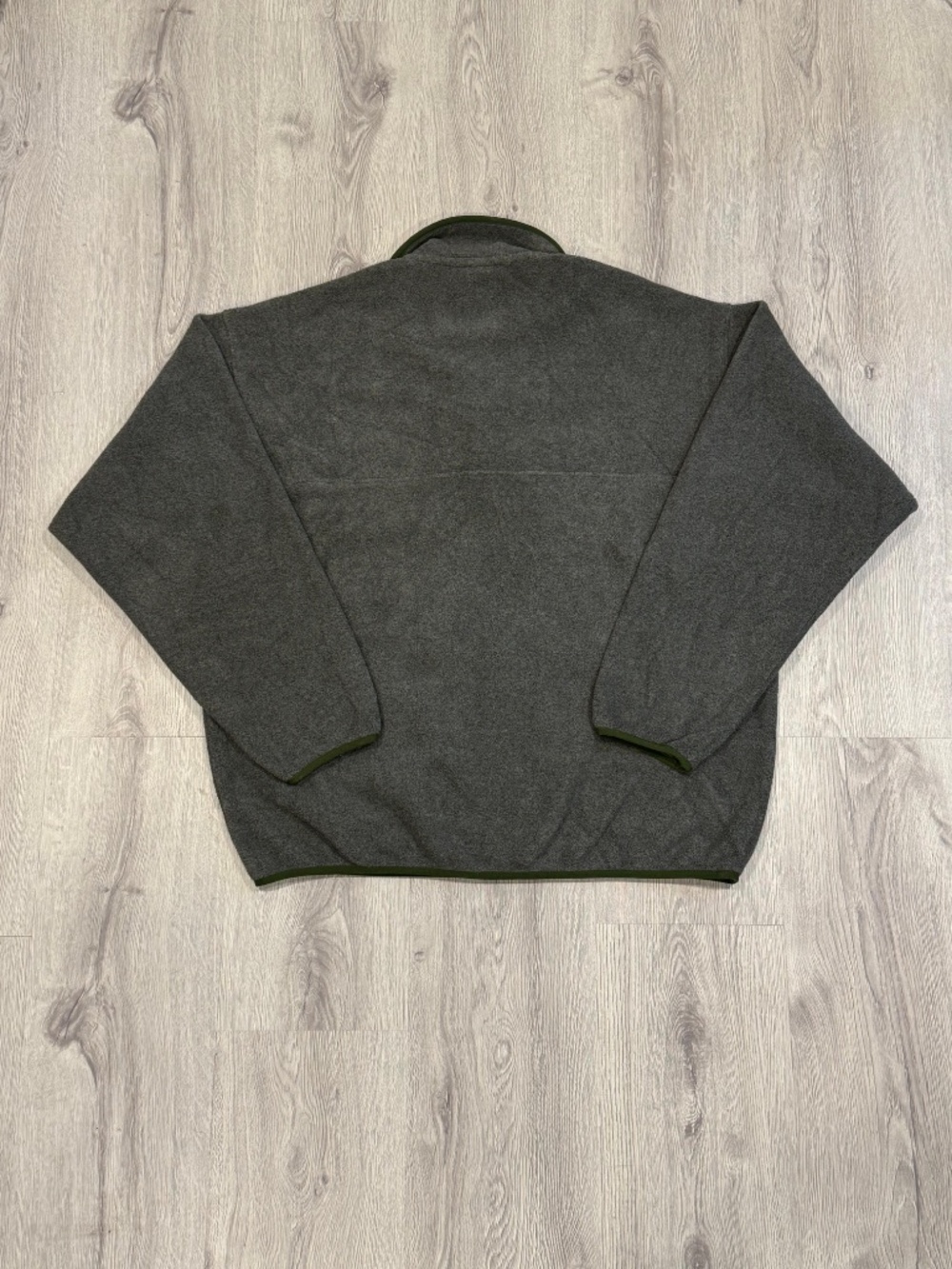 Vintage Patagonia Synchilla Snap-T Fleece Pullover - Men's Large - Charcoal Grey - Picture 4 of 8